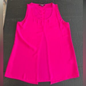 Express Fuchsia Split Back Tank Top